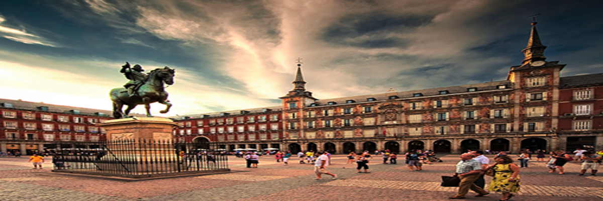 西班牙马德里城市一角景观图片欣赏-【西班牙摄影攻略】